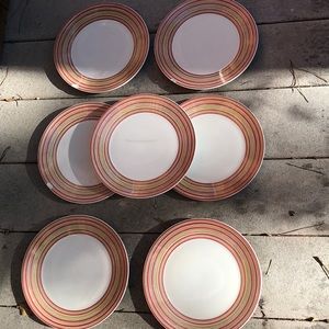 Crate & Barrel dessert plates -7
